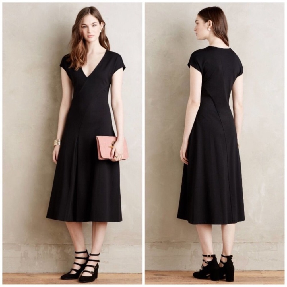 Maeve cap‎ sleeve black knit dress. Brand new wOT